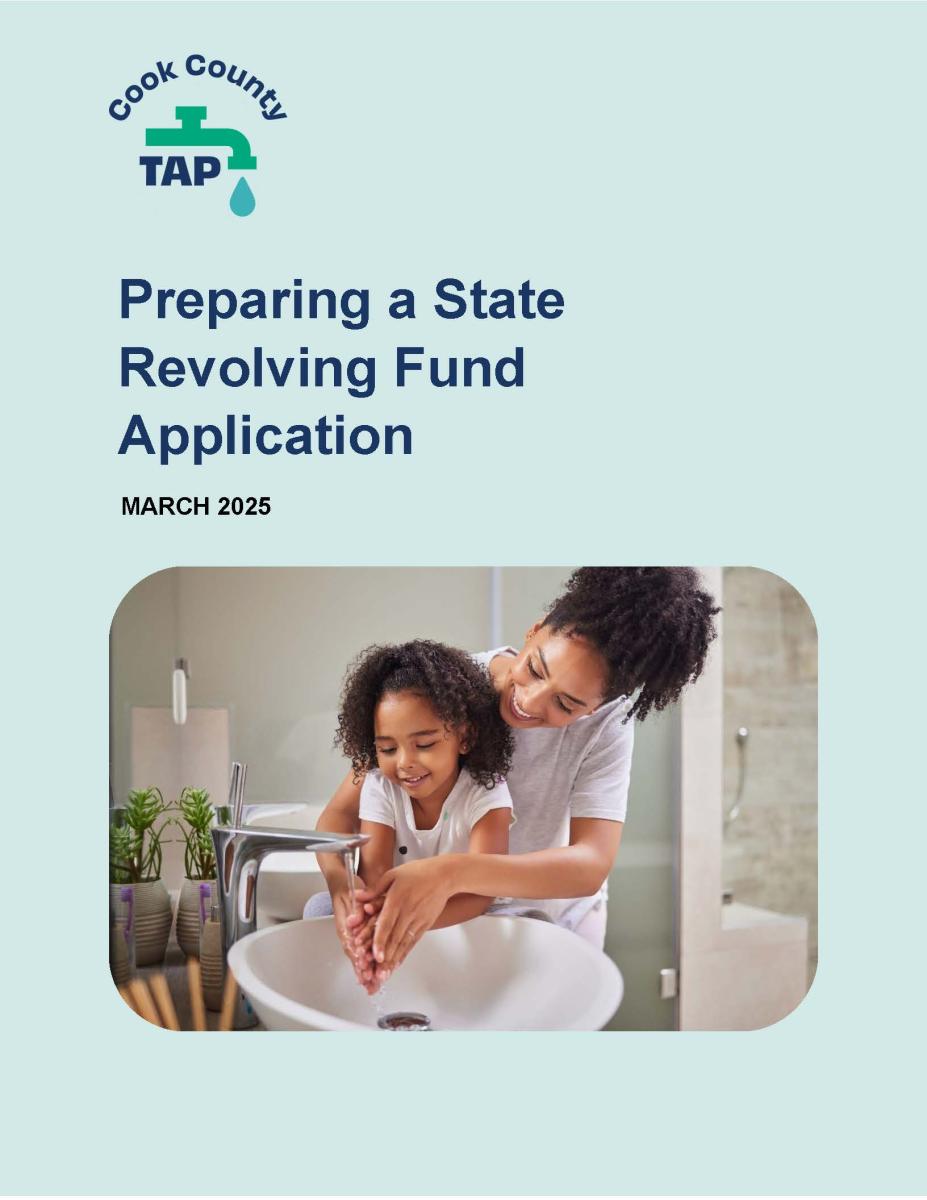 A Cover of the Factsheet for Preparing an SRF Application