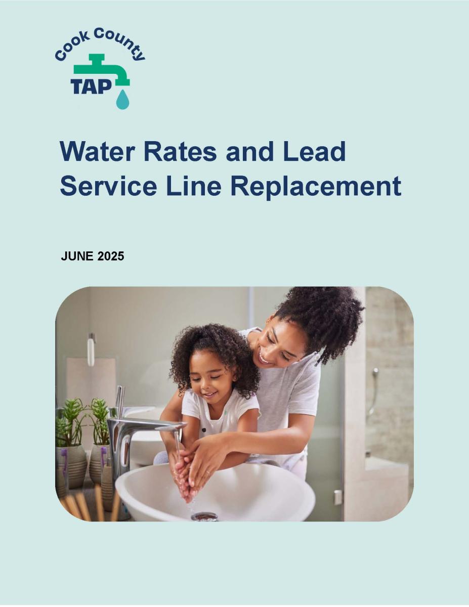 Cover for the Water Rates and LSLR factsheet