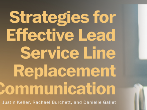 Cover of Journal AWWA report