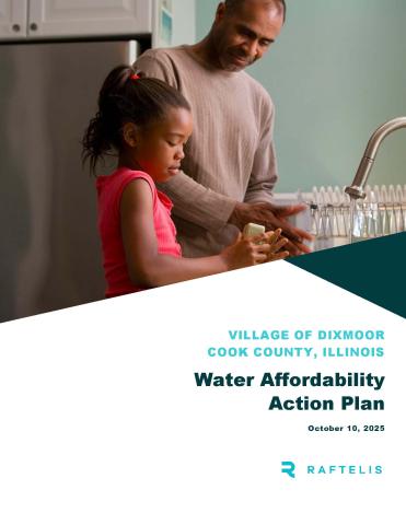 thumbnail of Dixmoor Water Affordability Action plan report